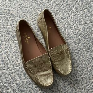 Kate Spade Metallic Gold Flats
